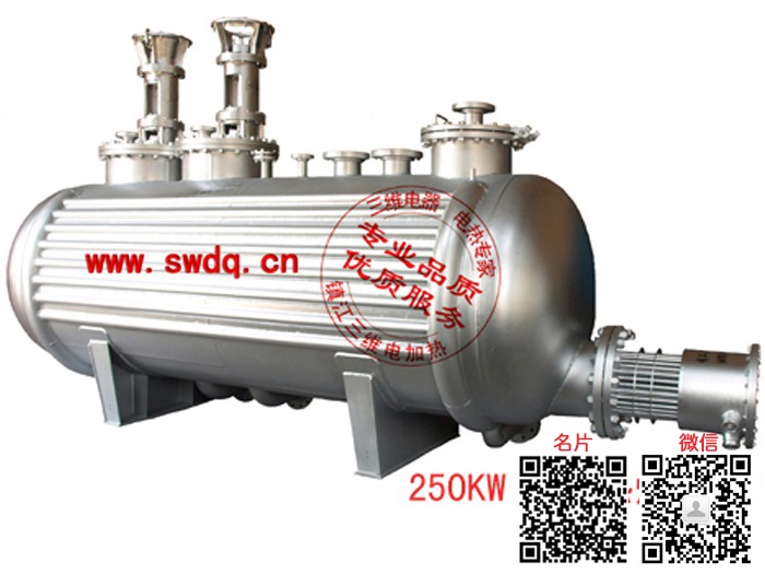 产品名称：熔盐电加热器
产品型号：SWDL-a-b/a为介质,b为功率大小
产品规格：0KW～10000KW/非标定制